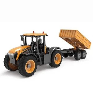 Double E 1:24 JCB Rc Farm Tractor with Trailer