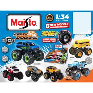 1:34 Diecast Maisto Earth Shockers Assorted 5"