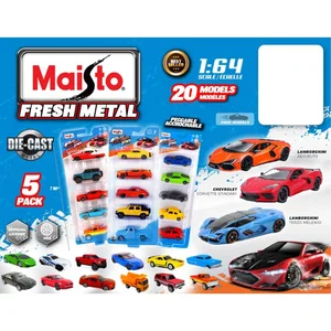 1:64 Diecast Maisto Fresh Metal Cars 5 pk Assorted 3"