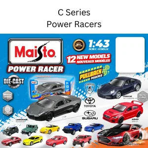 1:43 Die-Cast Maisto Power Racers 5" Series C (Assorted)