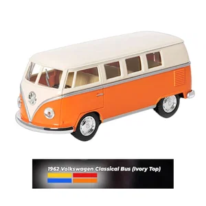 1:43 Blue 1962 Volkswagen Classical Bus City Car