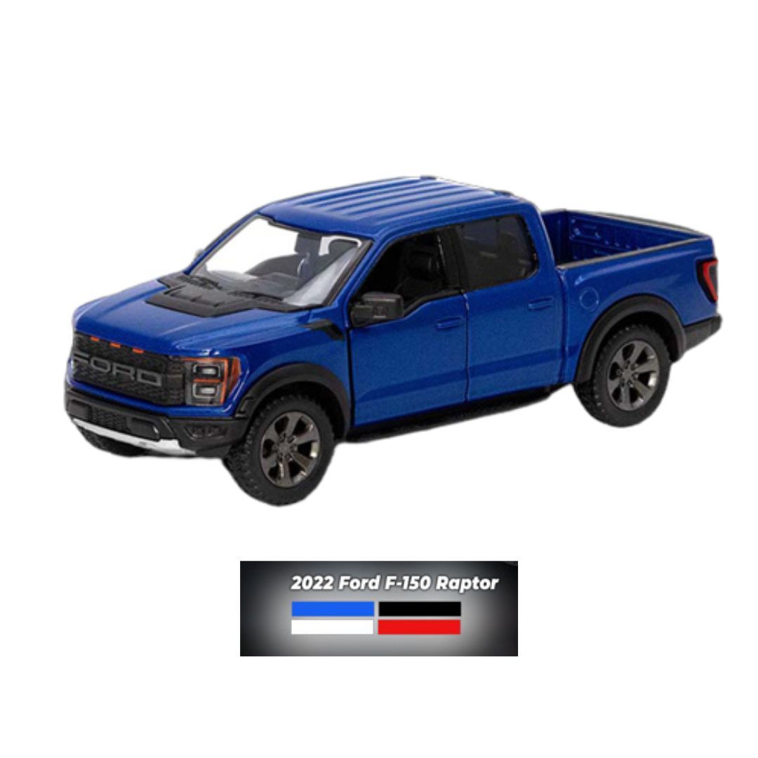 1:43 Black 2022 Ford F-150 Raptor City Car