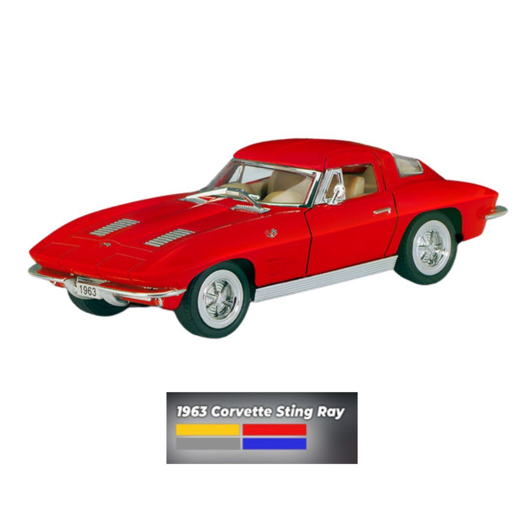 1:43 Red 1963 Corvette Sting Ray City Car