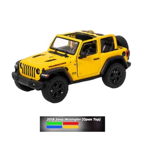 1:34 Red 2018 Jeep Wrangler (Open Top)  - Off-Road