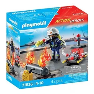 Playmobil Firefighter with Water Pump 42 pc