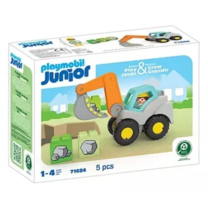Playmobil JUNIOR: Shovel Excavator 5 pc