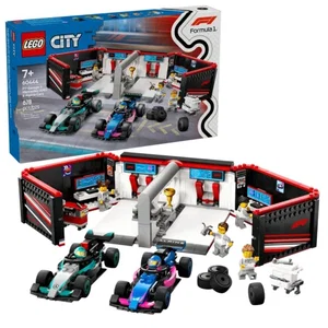 Lego City F1 Garage & Mercedes-AMG & Alpine Cars