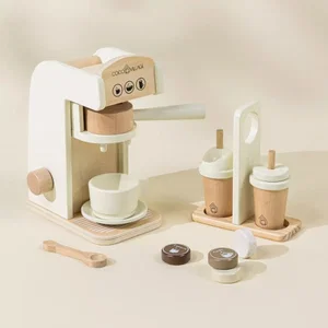 Wooden Coffee Maker Set - Foam