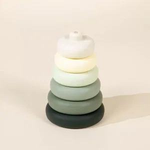 Set of 6 Silicone Stackable Rings