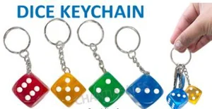 Dice Keychain