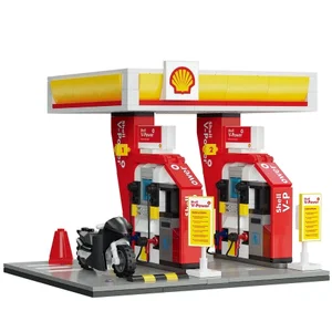 CaDA Building Series: Shell Retail Station - 305 pcs
