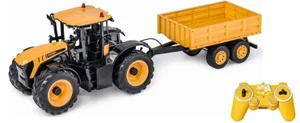 Double E 1:16 Jcb Rc Farm Tractor with Trailer