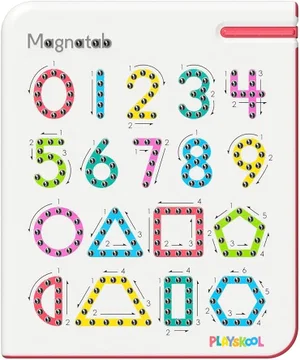 Playskool - Magnatab Numbers and Shapes