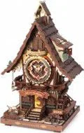 Robotime Cuckoo Clock - Stained Wood
