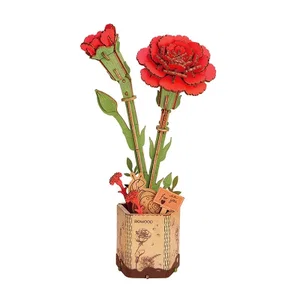 Robotime Red Carnation