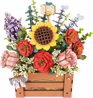 Robotime Wooden Flower Box