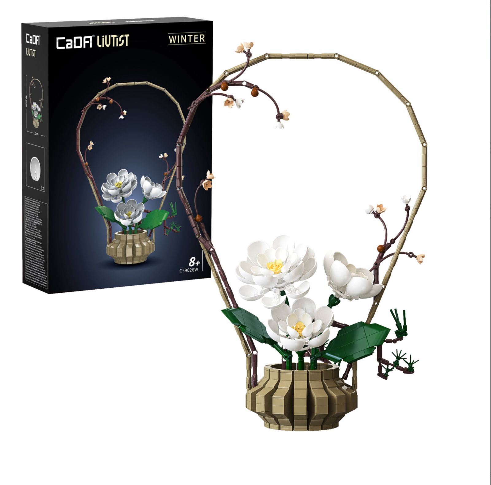 CaDA Floral Art: Winter - 990 Pcs