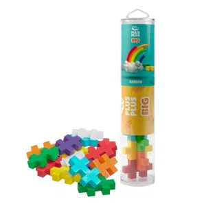 Plus Plus Big Tube - Big Rainbow 15 Pc