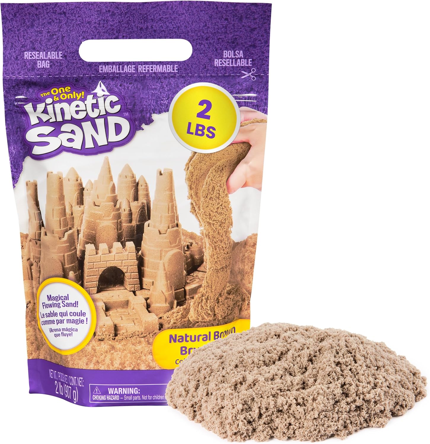 Kinetic Sand 2lb - Brown
