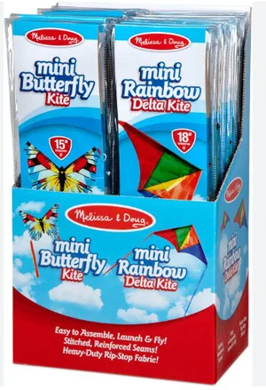 Mini Kite Assortment - Butterfly & Rainbow