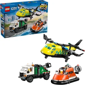 Lego City Great Vehicles Airplane, Service Truck & Hovercraft Rem