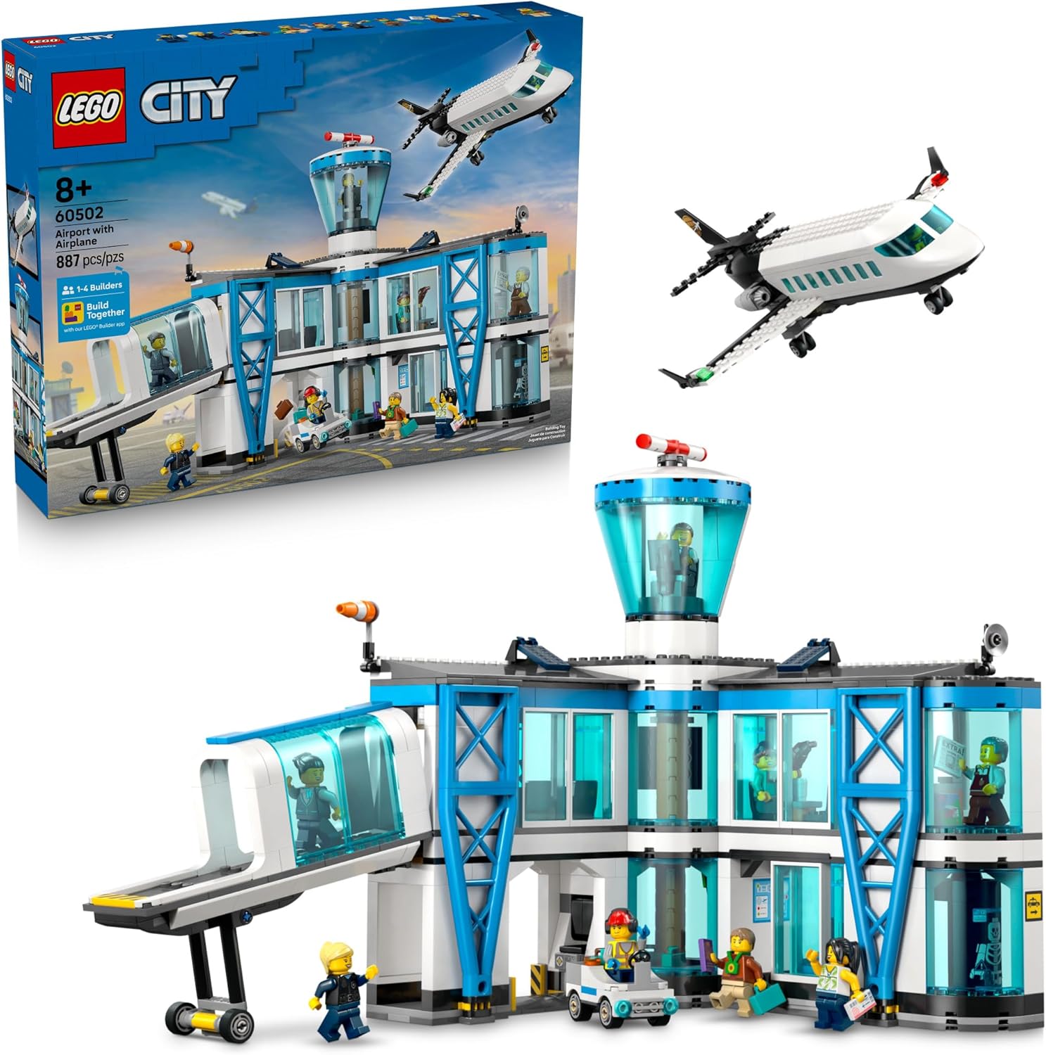 Lego City Airport with Airplane