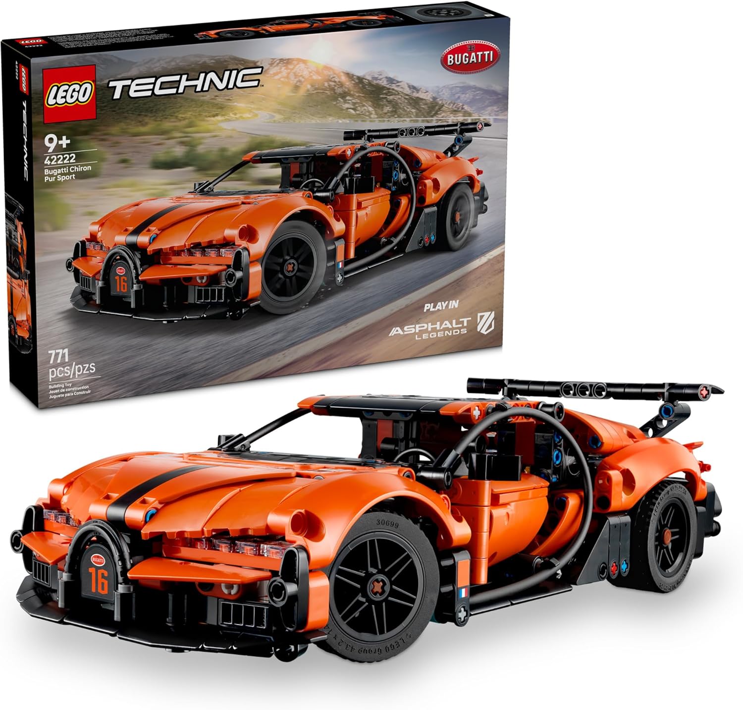 Lego Technic Bugatti Chiron Pur Sport Hypercar