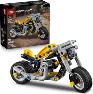 Lego Technic Yellow Motorcycle