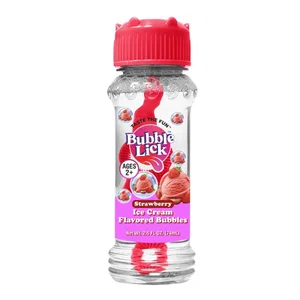 BubbleLick Ice Cream Flavoured Bubbles 2.5 oz - Strawberry