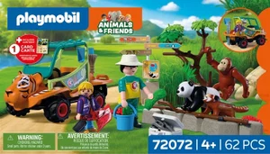 Playmobil Zoo: Zookeeper with vehicle