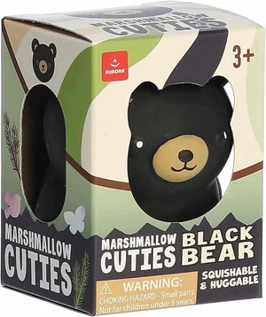 Marshmallow Black Bear Squeeze