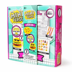 Miniverse Mini Surprise Bake Your Own Erasers - Mini Fast Food Kit 2Pk