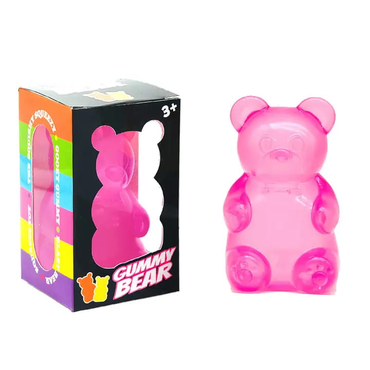 Gummy Bear Cute Squishy Fidget Toy- Pink