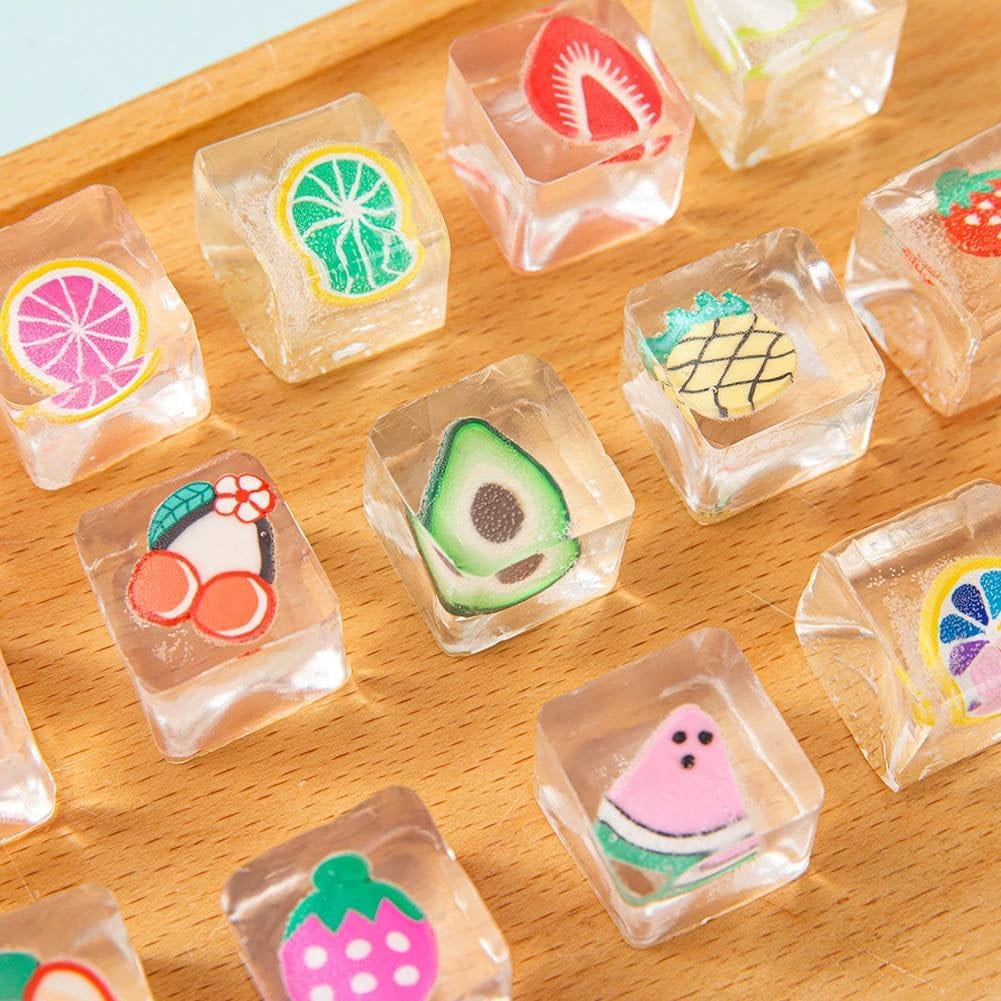 Fruit Ice Cube Squishy Toy