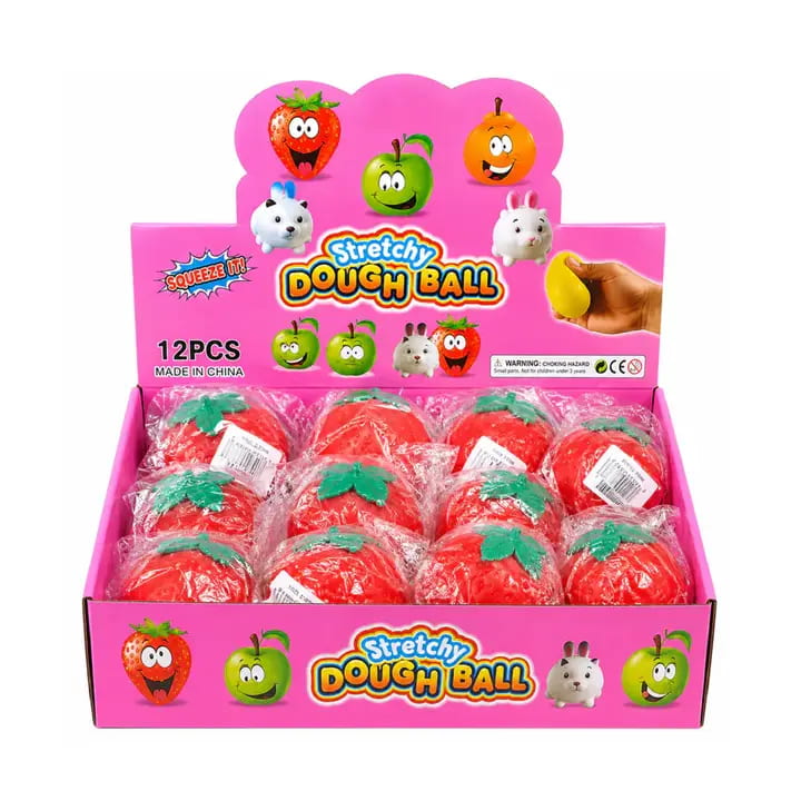 Strawberry Squishy Toy – Slow-Rise Sensory Stress Ball