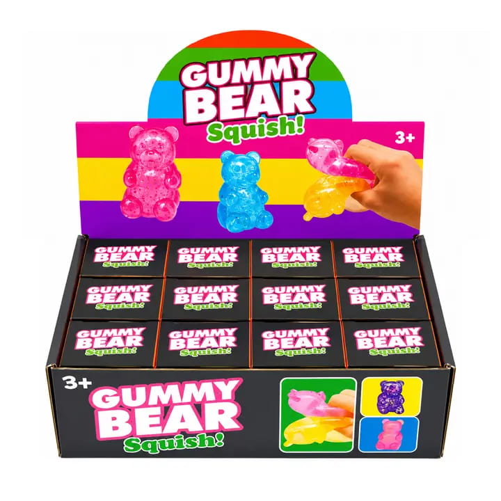 Gummy Bear Squishy – Glitter