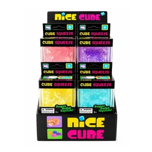 Glitter Ice Cube Stress Ball Set