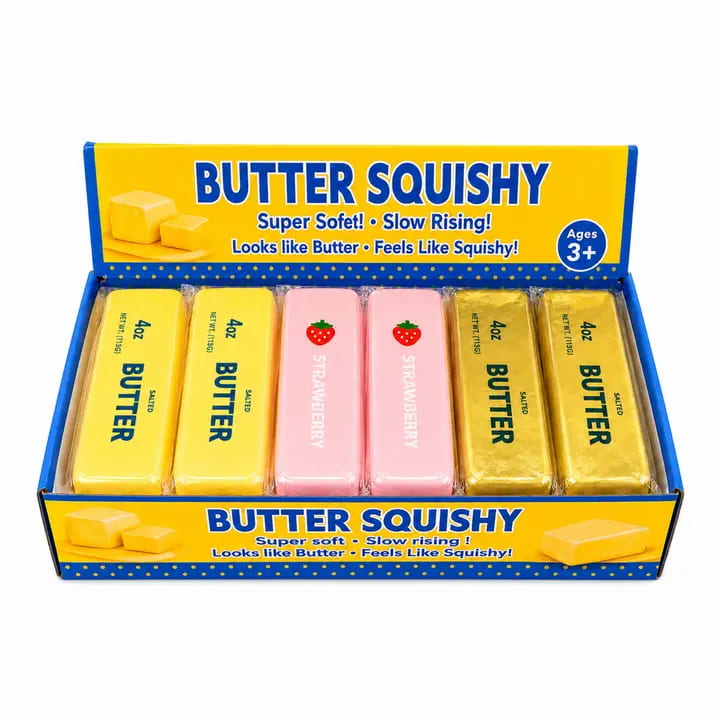 Butter Stick Viral Squishy Sensory Squeeze Toy