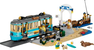 Lego City Trains Classic Beach Streetcar V39