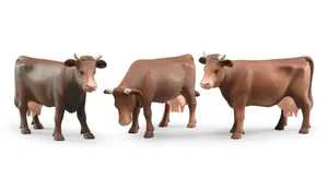 Cow 3 Designs -head right, head down or head left