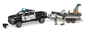 Ram 2500 Police Pickup with Boat Trailer