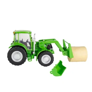Tractor w/ Loader and Bale - Green