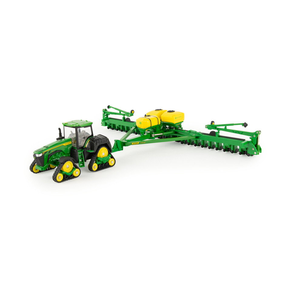 Image of 1:64 JD 8RX 410 Tractor with 1775NT Planter