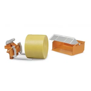 Tractor Loading Box w/ Forks & 1 Round Bale