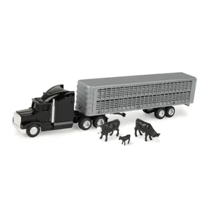 1:64 Cattle Trailer Semi Set