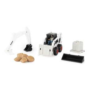 1:32 Bobcat Skid Steer Construction Set