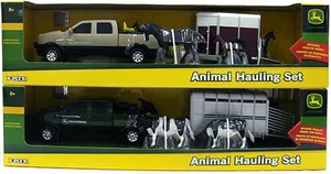 John Deere Pickup and Livestock Trailer Set (two idividial sets sold seperatly
