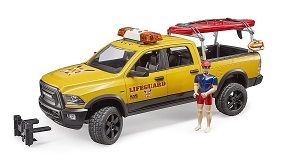 Image of Ram 2500 Life Guard Power Truck with Figure and Paddle Board