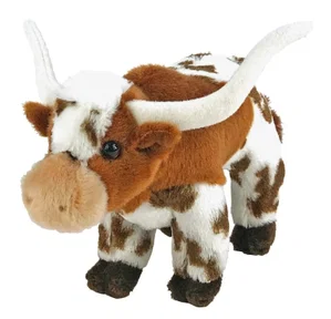 8" Woodrow the Longhorn Bull