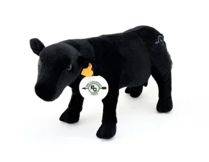 14" Black Angus Plush